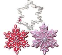 LILIAO Christmas Winter Snowflake Cookie Cutter - 3.3 x 3.7 inches - Stainless Steel