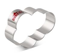 LILIAO Cloud Cookie Cutter - 3.6 x 2.6 inches - Stainless Steel