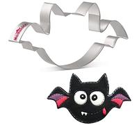 LILIAO Halloween Large Bat Cookie Cutter - 5.6 x 3.2 inchess - Stainless Steel - By Janka