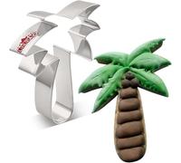 LILIAO Palm Tree Cookie Cutter - 3.4 x 4.2 inches - Stainless Steel
