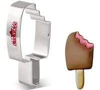 LILIAO Popsicle Cookie Cutter for Summer Holiday - 1.7 x 4 inches - Stainless Steel