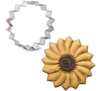 LILIAO Sunflower Cookie Cutter - 3.8 x 3.8 inches - Stainless Steel