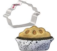 LILIAO Thanksgiving Pumpkin Pie Cookie Cutter - 4 x 2.6 inches - Stainless Steel