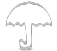 LILIAO Umbrella Cookie Cutter - 3.2 x 3.5 inches - Stainless Steel
