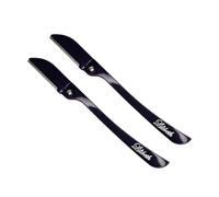 Lilibeth Brow Shaper - Dermaplaning Blades for Face - Face Shaver for Women - Dermaplaning Tool for Women - Pack of 2 Derma Blades (Black)