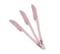 Lilibeth Brow Shaper - Dermaplaning Blades for Face - Face Shaver for Women - Dermaplaning Tool for Women - Pack of 3 Derma Blades (Baby Pink)
