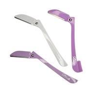 Lilibeth Brow Shaper - Dermaplaning Blades for Face - Face Shaver for Women - Dermaplaning Tool for Women - Pack of 3 Derma Blades (Lavender, White, Lavender Comb)