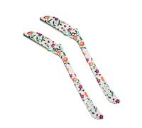 Lilibeth Brow Shaper - Dermaplaning Blades for Face - Face Shaver for Women - Dermaplaning Tool for Women - Pack of 2 Derma Blades (Spring Floral)