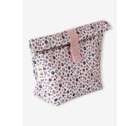 LILIBETH girl's floral print snack bag rose