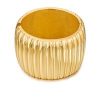LILIE&WHITE Gold Textured Bangle Bracelet for Women- Hypoallergenic, Non-Fading Jewelry - Elegant Statement Accessory for Women, Gift for Special Occasions