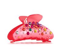 LILIE&WHITE Hot Pink Acrylic Hair Clips Claws For Women - Medium Size Nonslip Hair Claws