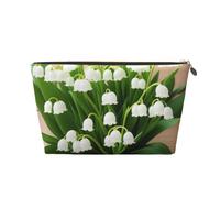 Lilies of The Valley Leather Travel Wash Bag, A Fashionable and Practical Makeup Organizer