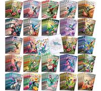 Liliful 144 Pcs Hummingbird Themed Coloring Book Bulk 5x7 Inch Mini Drawing Books with Floral & Hummingbird Patterns, Ideal for Party Favors, Goodie Bag Fillers & Creative Gifts