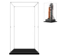 LILIKAKA Acrylic Display Case for Lego 10341 NASA Artemis Space Launch System, 13.77x12.99x29.52inches (35x33x75cm), Protect Your Collectibles from Dust with a Clear Showcase