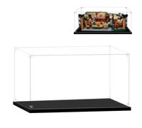 LILIKAKA Display Case for Lego 21319 Friends Central Perk, 13.4x9.8x5.9inches (34x25x15cm), Protect Your Collectibles from Dust with a Clear Showcase