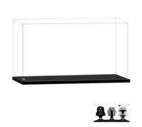 LILIKAKA Display Case for Three Lego Helmets, 21334 Jazz Quartet, 18.89x7.08x9.44inches (48x18x24cm), It can Hold Three Lego Helmets, Suitable for Lego 75304 75408 75415 75429 76285 75328 75349 etc