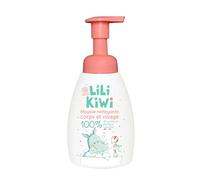 Lilikiwi Foaming Cleanser - 100% Natural Origin, Hypoallergenic & Dermatologically Tested - Gentle Face, Body & Intimate Cleanser for Babies & Kids - Anti-Pollution, Hydrating, Strawberry Scent, 250ml