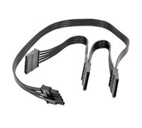 lilila-ree 5 Pin to 3X 15 Pin SATA Hard Drive HDD Power Adapter Cable Only for Cooler Master Modular Power Supply 20-in(50cm), Black