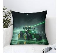 LILIlaobiao FT Tractor Series Cushion Cover 50x50cm, Johndeer Decorative Throw Pillow Case Microfiber