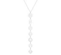 LILILEIDY Silver Long Necklaces for Women Trendy - Chakra Necklace Yoga Dainty Trendy Y Necklace Prom Birthday Women (Silver Chakra Necklace)