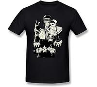LILININ Dredd T Shirt Judge Death T-Shirt Casual Graphic Tee Shirt Cotton Awesome Short Sleeves Male Oversized Tshirt Black (X-Large)