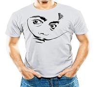 LILININ Universal Apparel Men's Salvador Dali T Shirt Grey (X-Large)