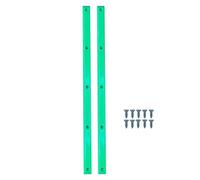 Lilinzhi 1Pair Skateboard Rails Edges Protector Wear-resistant Flexible Ribs Bone Board Rails With 10PCS Mount Screws
