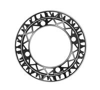 Lilinzhi 4 Hole Aluminum Alloys Crankset Hollow Plate Replacement Bicycles 104BCD Crank Chainwheel Single Disc Plates Crank Chainwheel