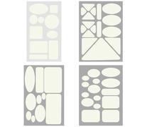 Lilinzhi 4 Pcs Multipurpose Adhesive Down Jackets Patches Waterproof Clothing Repair for Tent Sleep Bags Repair