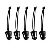 Lilinzhi 5Pcs Outdoor Camping Bag Hanger Hook Clamps Elastic Rope Webbing Buckle Replacement Backpacks Buckle Clamps Carabiner Clip