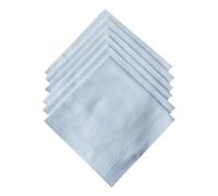Lilinzhi 6PCS White Handkerchief Women Men High Absorbent Sweat Towel Travel Facecloth Square Pocket Face Wipe Fabric Handkerchiefs
