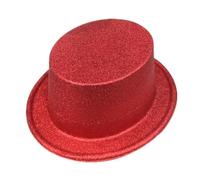 Lilinzhi Adult Kids Powder Cowboy Top Hat Wide Brim Sparkling Fedora Head For Carnival Christmas