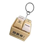 Lilinzhi Antique Themed Keyboard Switches Tester Keyring Portable Stress Relief Gadget With Cultural Wooden Fish Keychain Wooden Fish Inspired Keychain