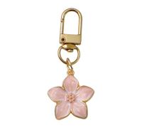 Lilinzhi Elegant Keyring Portable Flower Bag Pendant Fashion Accessory Unique Bag Charm Alloy Texture For Everyday Commuting Everyday Carry Keychain