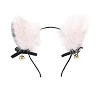 Lilinzhi Furry Animal Ear Headband Elastic Hairbands For Theme Parties Soft Hairband Comfortable Wear Fashion Hair Accessories Practical Plush Cosplay Headpiece