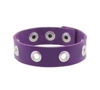 Lilinzhi Handmade Leather Gothic Wrist Accessory Stylish Daily Wear Texture Present For Man PU Punk