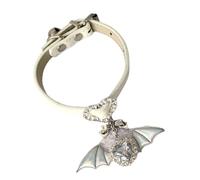 Lilinzhi Rhinestones Devil Bowknot Wrist Chain Glittering Jewelry For Evening Event Casual Outings Or Daily Use Devil Charm Bowknot