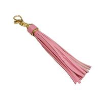 Lilinzhi Stylish PU Leather Tassels Key Holder Portable PU Leather Tassels Keychain Enhances Your Bag With A Touch Of Styles