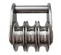 Lilinzhi Universals 3 Roll Wheel Windsurfing Rigging Pulley Windsurfing Sail Tacks Triple Pulley Wheel Windsurfing Hardware Universals Windsurfing Sail Tacks Triple Pulley Wheel