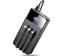 LILIO Portable Charger Power Bank，60,000mAh Battery Pack, 22.5W Power Bank Fast Charging with USB Cable, Phone Charger for iPhone 17/16/15/14/13 All Series/Samsung/Android, Camping Essentials, Black