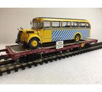 Liliput L235782 Well Wagon With Graf & Shift Bus SLB Epoche VI H0 New T48 Post