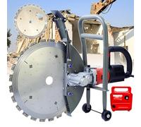 lilishangmao Concrete Wall Cutting Saw - 7800 rpm Pure Copper Motor & Wet-Cut Design, Professional Wall Groove Cutting Machine, with Diamond Saw Blades, for Construction & Renovation