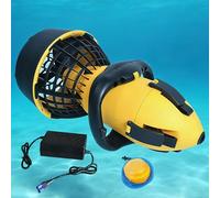 lilishangmao Electric Underwater Scooter - 500W Brushless Diver Propulsion Vehicle, 2-Speed Control, 20m Depth, 60-Min Runtime, Portable Sea Scooter for Snorkeling & Swimming