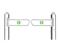 lilishangmao Touchless Radar Swing Gate, Automatic Sensing Entrance, with Customizable Speed & Anti-Pinch Features, for Malls, Supermarket, Metro Stations, Stadiums, Shopping Centers B