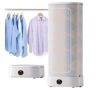 lilishangmao Upgraded Automatic Garment Care Dryer, Aluminum Alloy Bracket, Portable Foldable Steamer And Dryer, One-Key Care, Quick Steam Drying, Holds 10-15 Garments, for Travelling, Camping