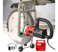 lilishangmao Wet Cutting Concrete Ring Saw - Wall Groove Cutting Machine | 7800 rpm Pure Copper Motor & Diamond Saw Blades | for Construction Sites, Road Maintenance, Cable Laying