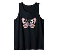 Lilith Butterfly - Personalized Cute Name Word Art Tank Top