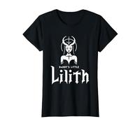 Lilith Demon Gothic Mythology Folklore Satanic Dark Occult T-Shirt, Women, Black, XX-Large