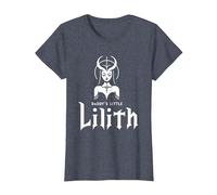 Lilith Demon Gothic Mythology Folklore Satanic Dark Occult T-Shirt, Women, Heather Blue, 3X-Large