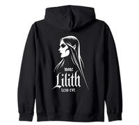 Lilith Demon Gothic Mythology Folklore Satanic Dark Occult Zip Hoodie
